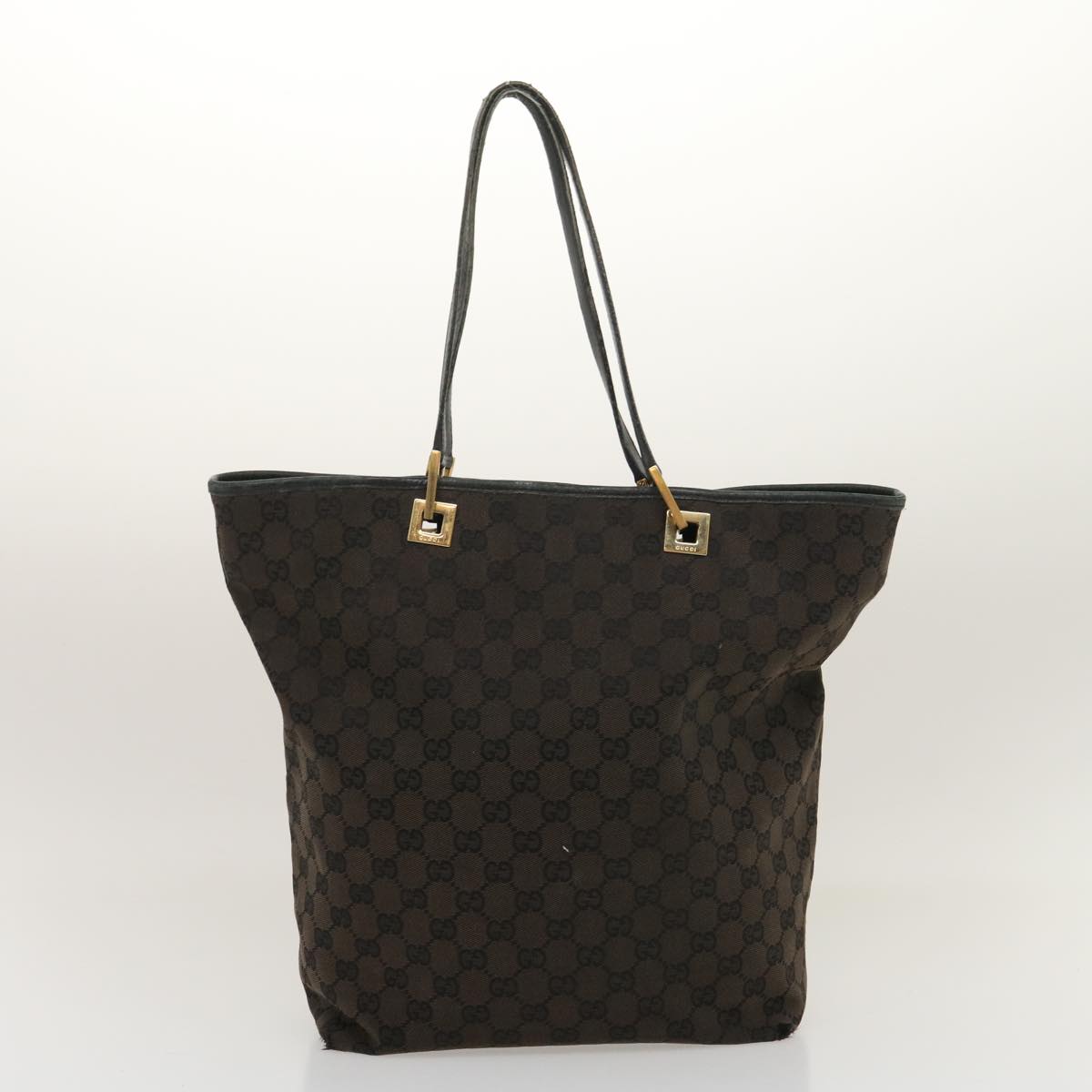 GUCCI Horse Bit GG Canvas Backpack Tote Bag 5Set Brown Black ar7028