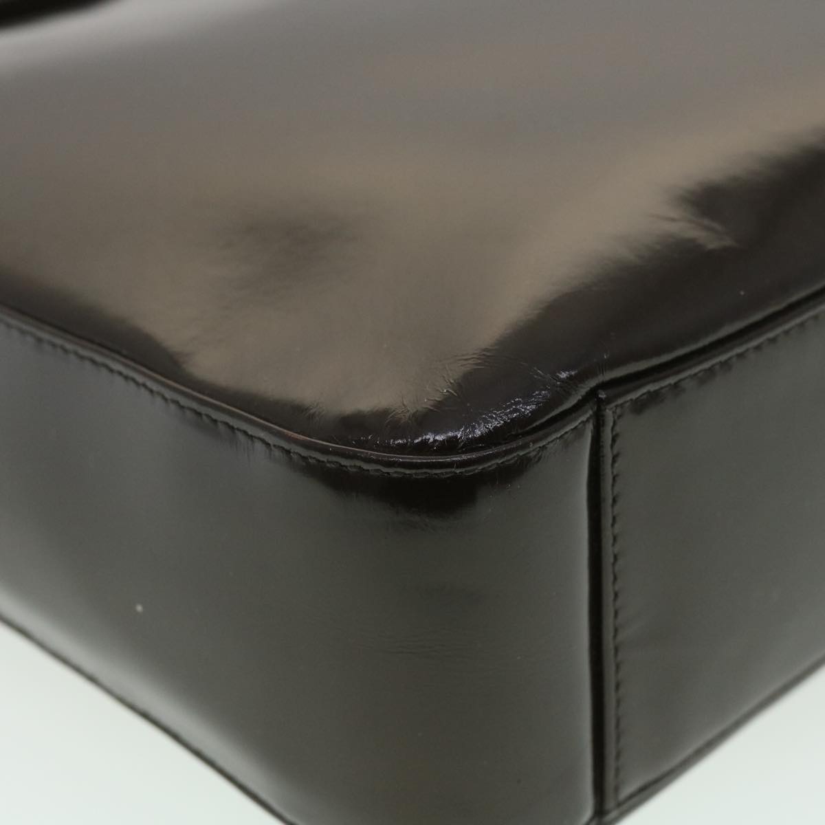 GUCCI Shoulder Bag Leather Brown ar8371