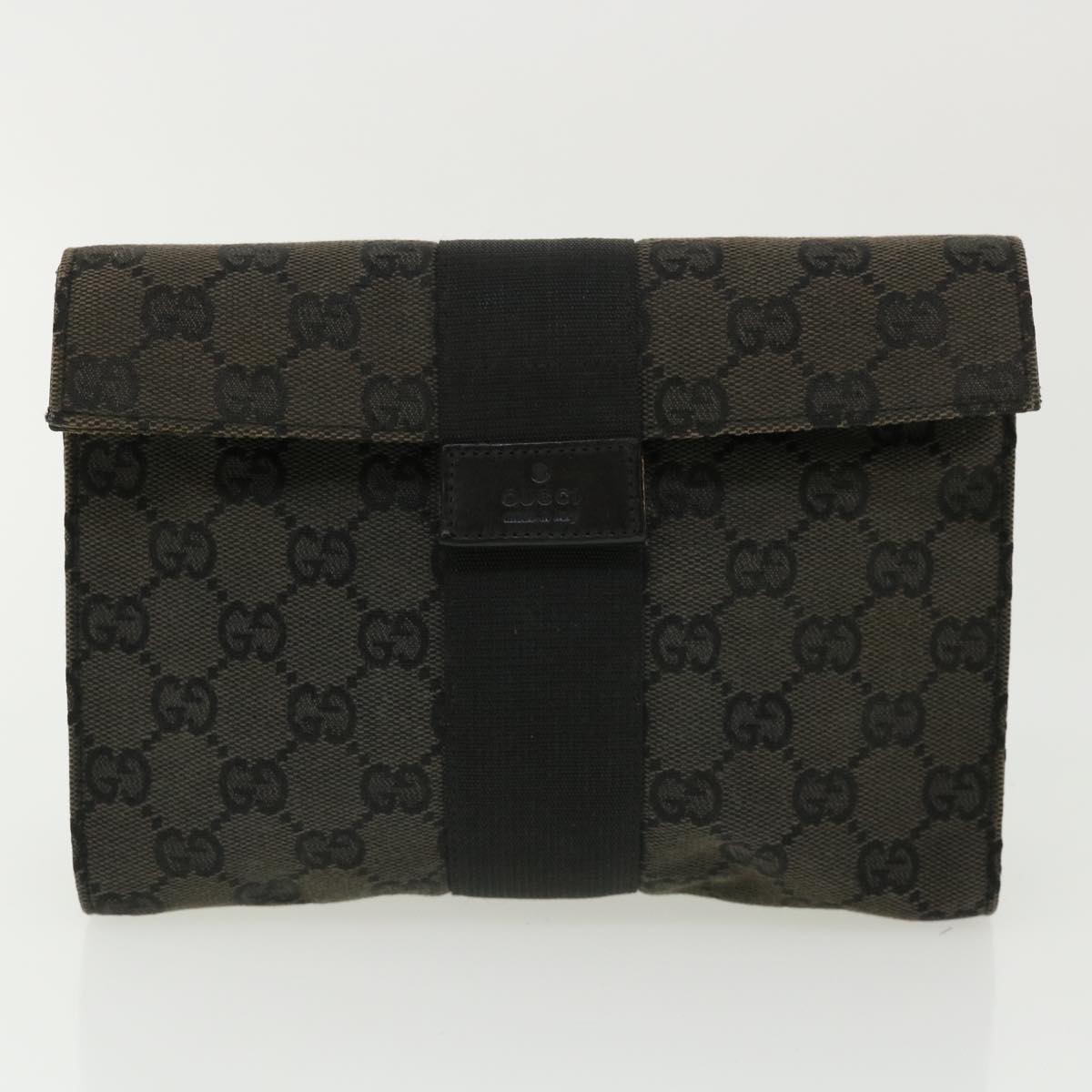 GUCCI GG Canvas Pouch 2Set Black ar8632