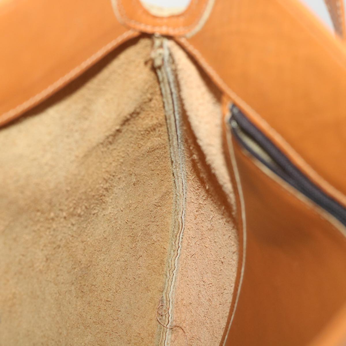 FENDI Shoulder Bag Leather Brown ar8740