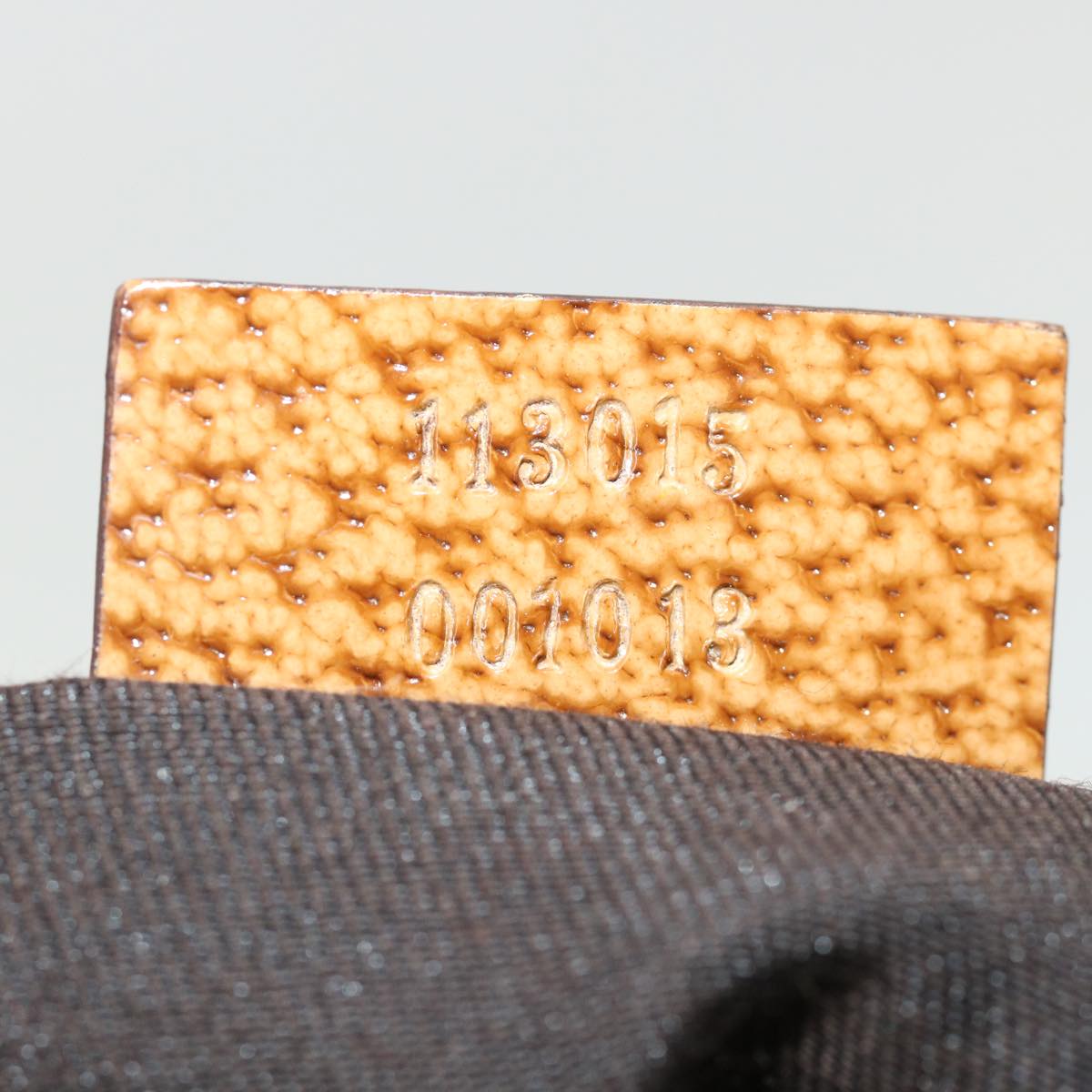 GUCCI GG Canvas Hand Bag Canvas Beige Brown 113015 ar8857