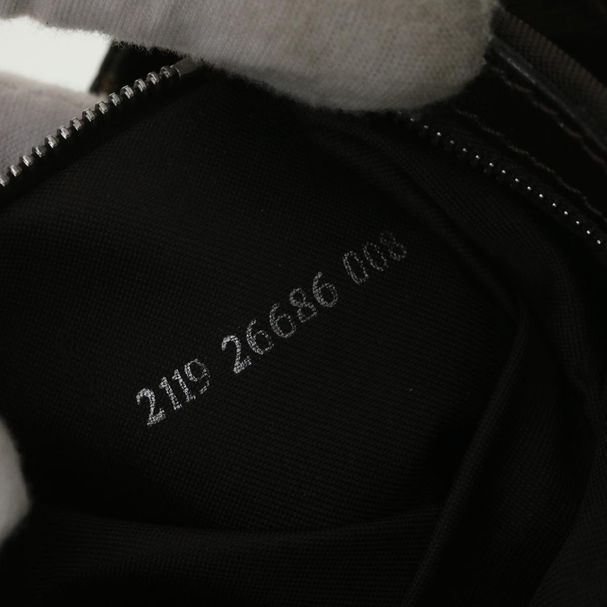 FENDI Zucca Canvas Mamma Baguette Shoulder Bag Brown 2119 26686 008 ar9002