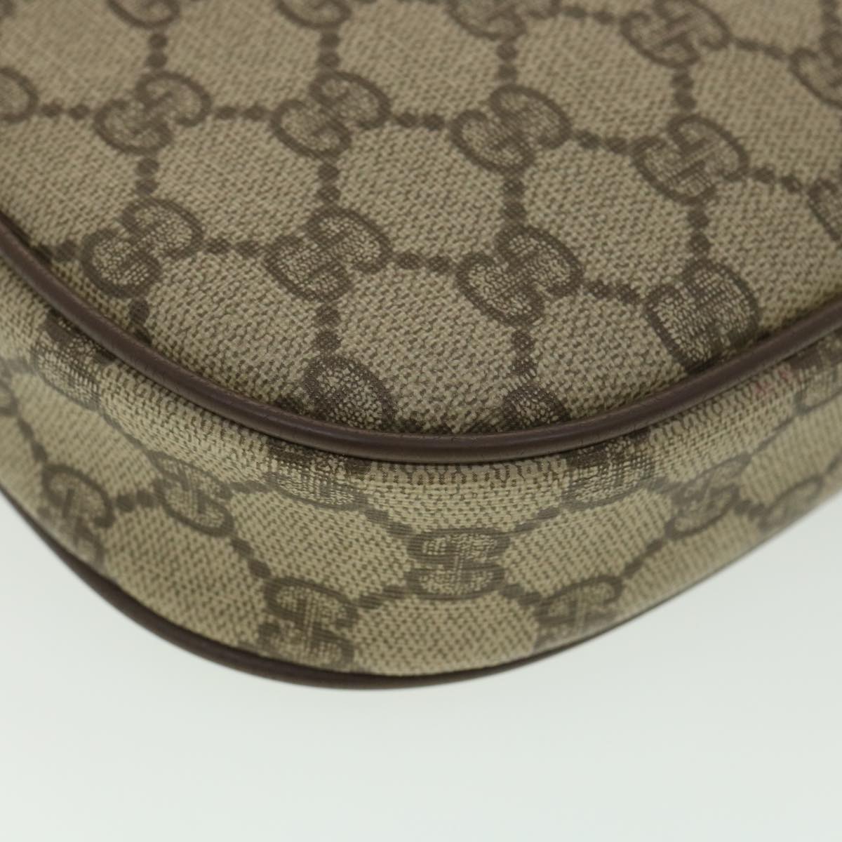 GUCCI GG Canvas Web Sherry Line Shoulder Bag Beige Red 007.754.6112 ar9145