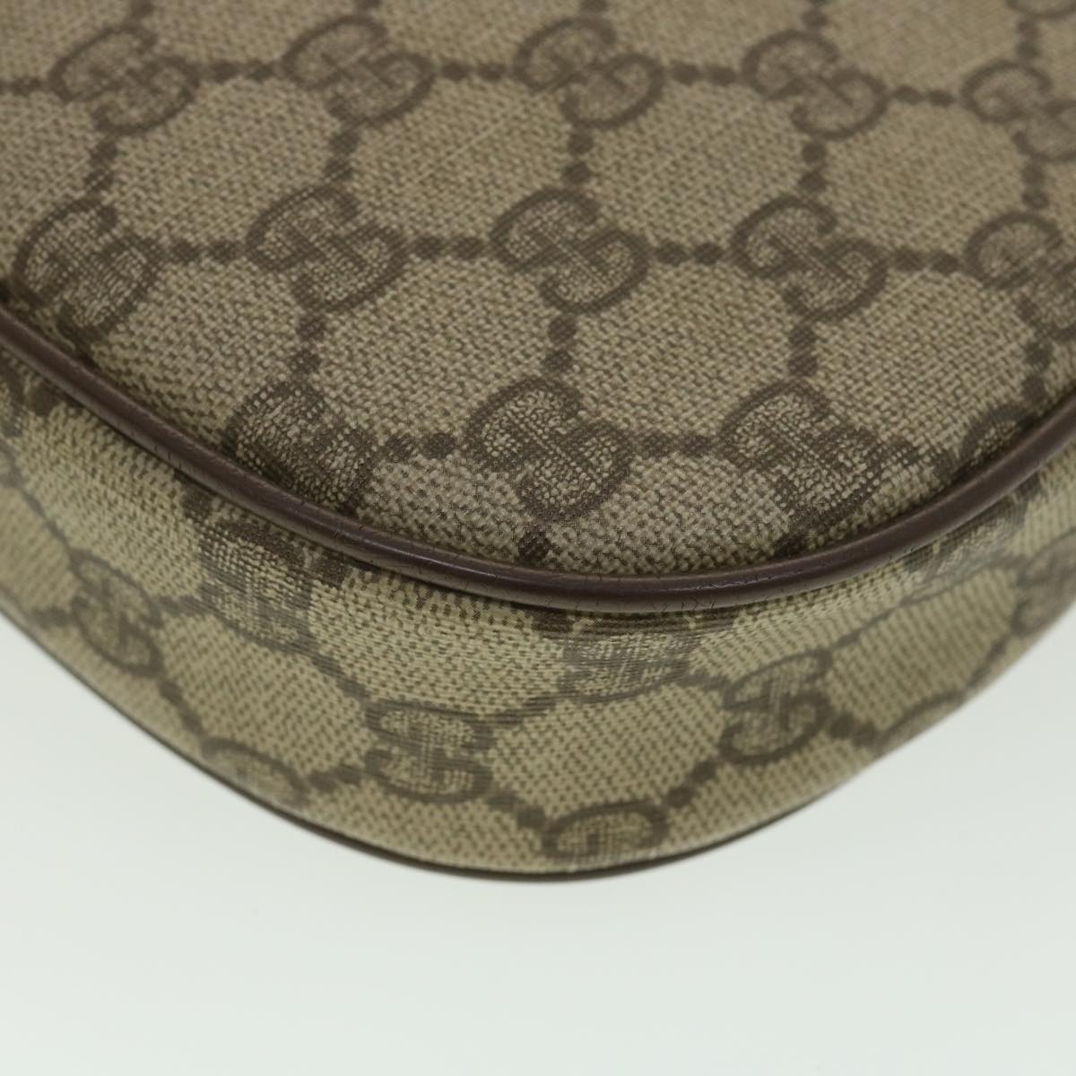 GUCCI GG Canvas Web Sherry Line Shoulder Bag Beige Red 007.754.6112 ar9145
