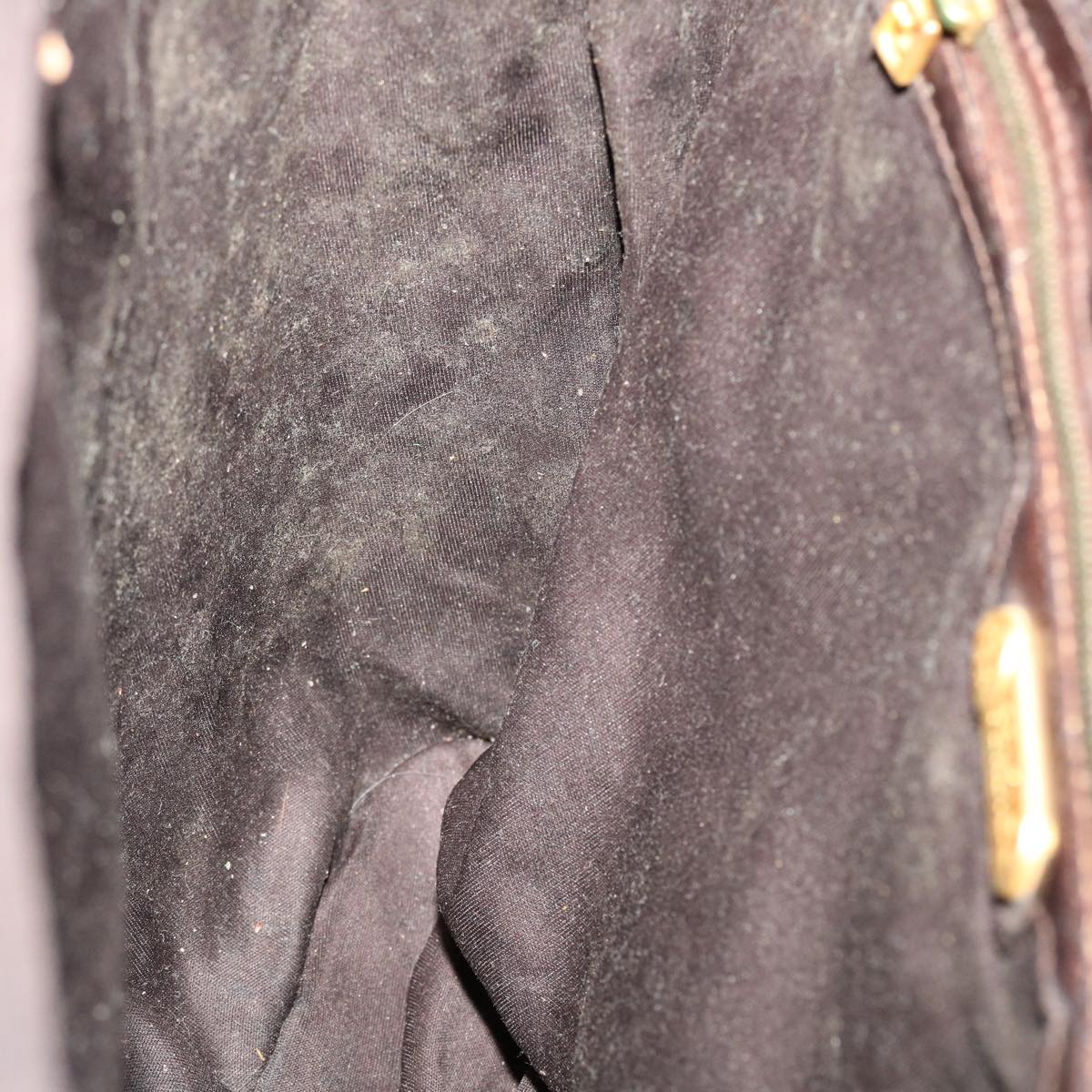 FENDI Basket Shoulder Bag Wood Brown ar9157