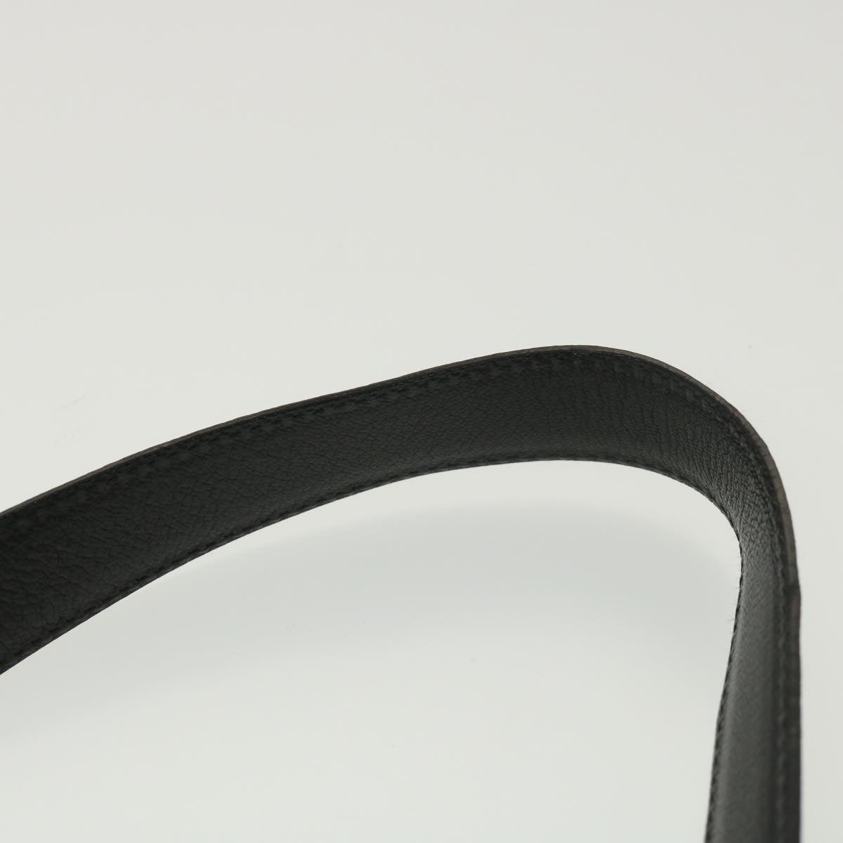 GUCCI Shoulder Bag Leather Black ar9186