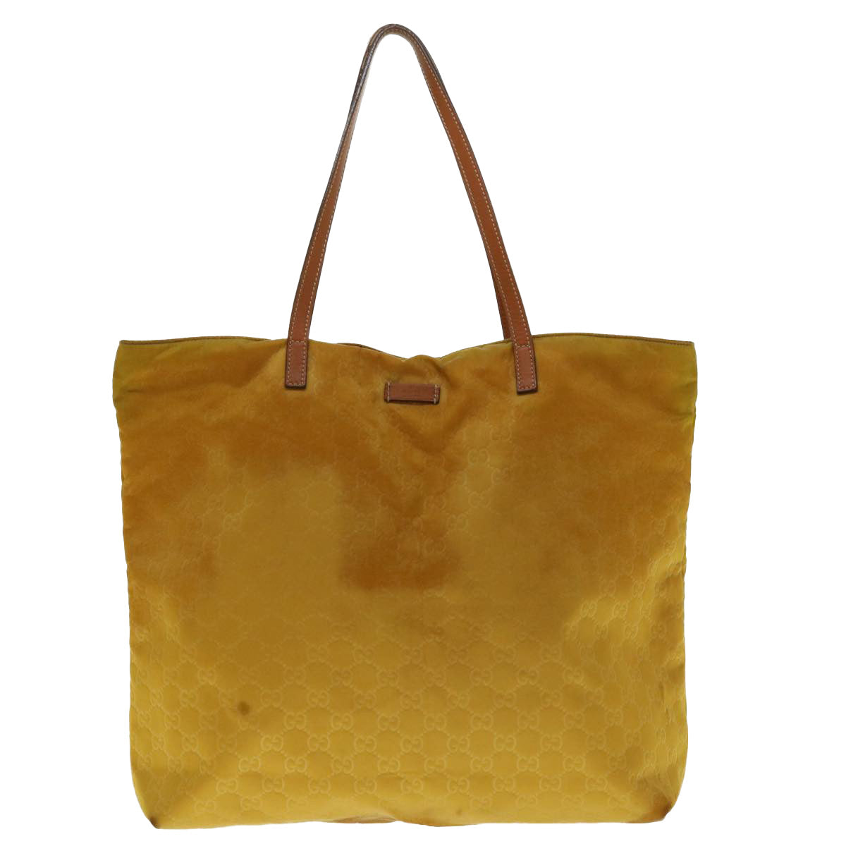GUCCI GG Canvas Tote Bag Yellow 295252 ar9227