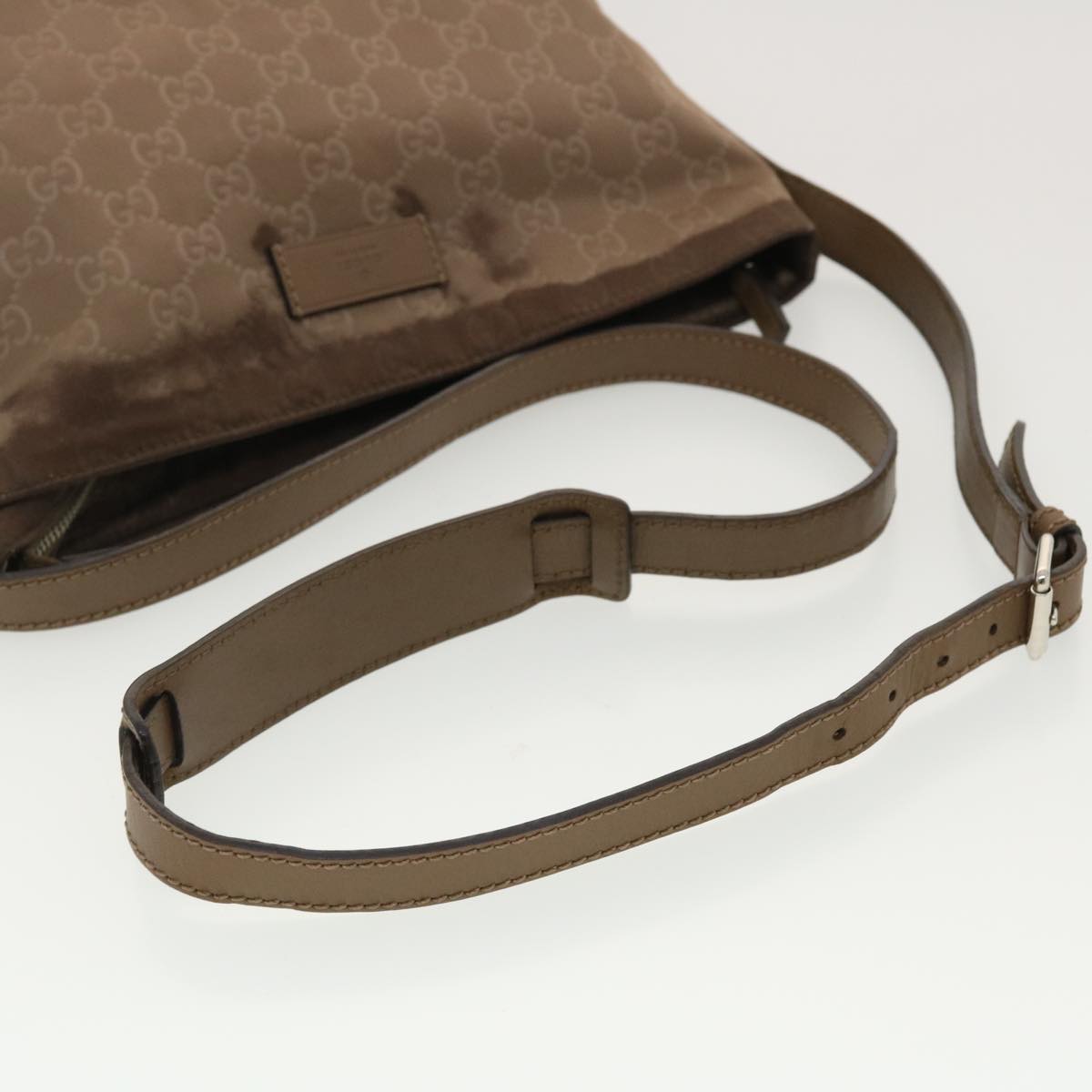 GUCCI GG Canvas Shoulder Bag Brown 314529 ar9228