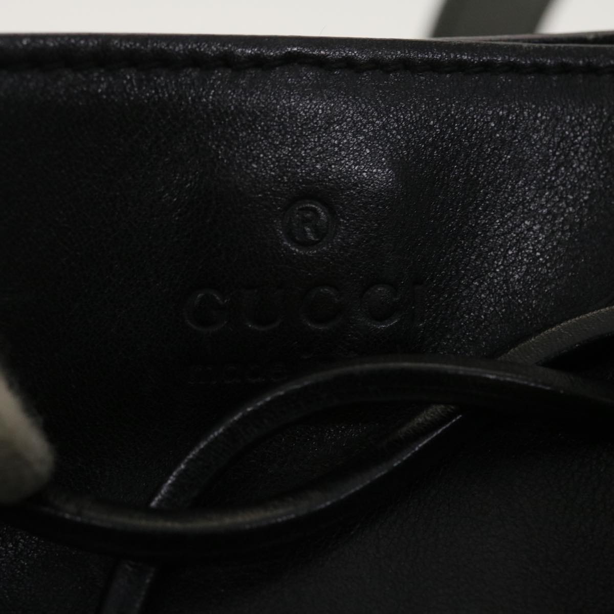 GUCCI Shoulder Bag Leather Black 002 1053 3754 ar9249