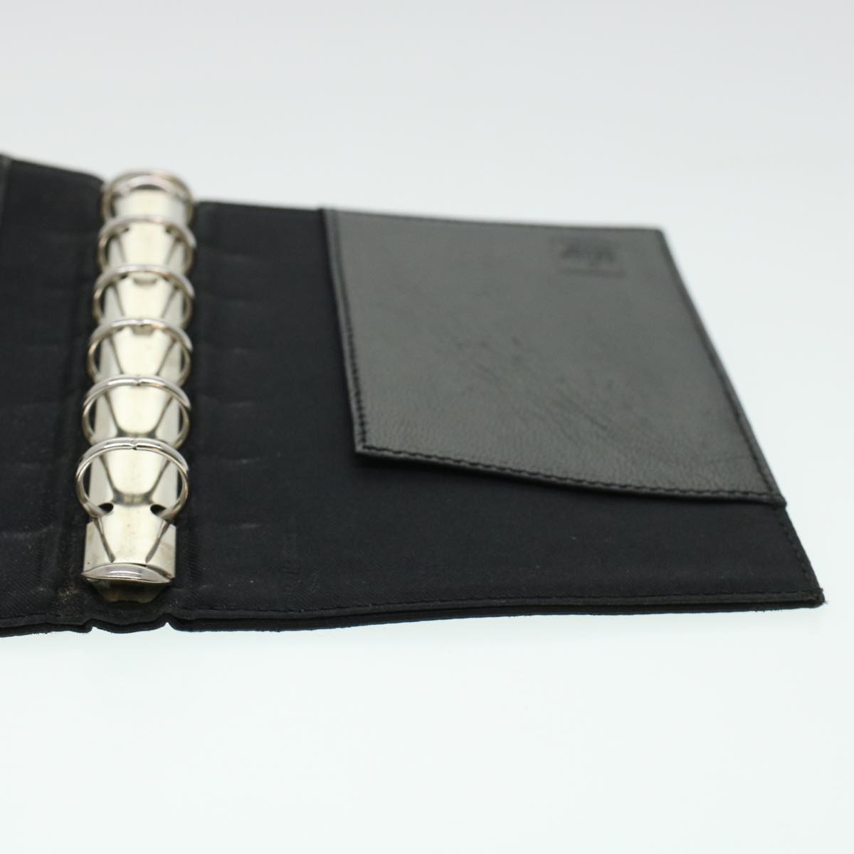 FENDI Zucca Canvas Day Planner Cover Nylon Black ar9471