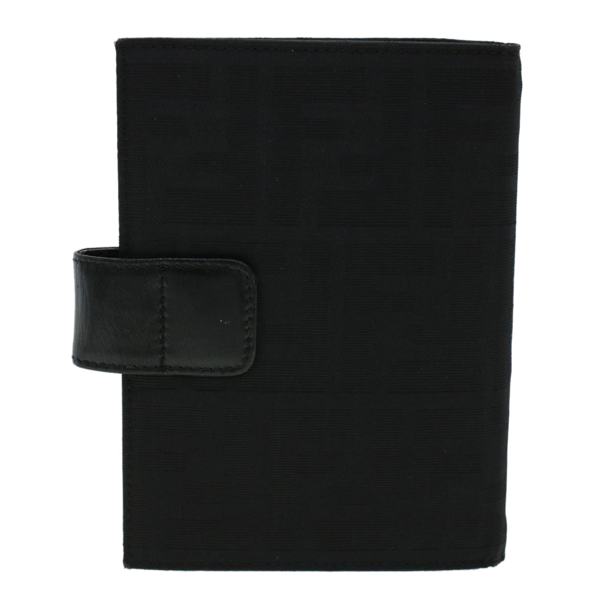 FENDI Zucca Canvas Day Planner Cover Nylon Black ar9471