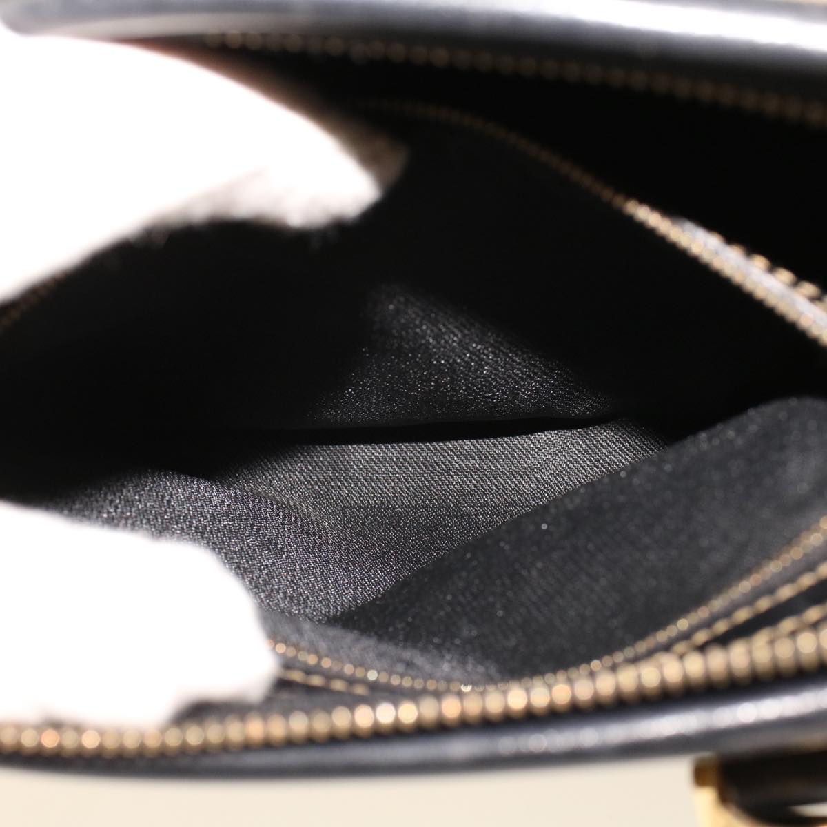 FENDI Pecan Canvas Mini Boston Bag PVC Leather Brown Black ar9480