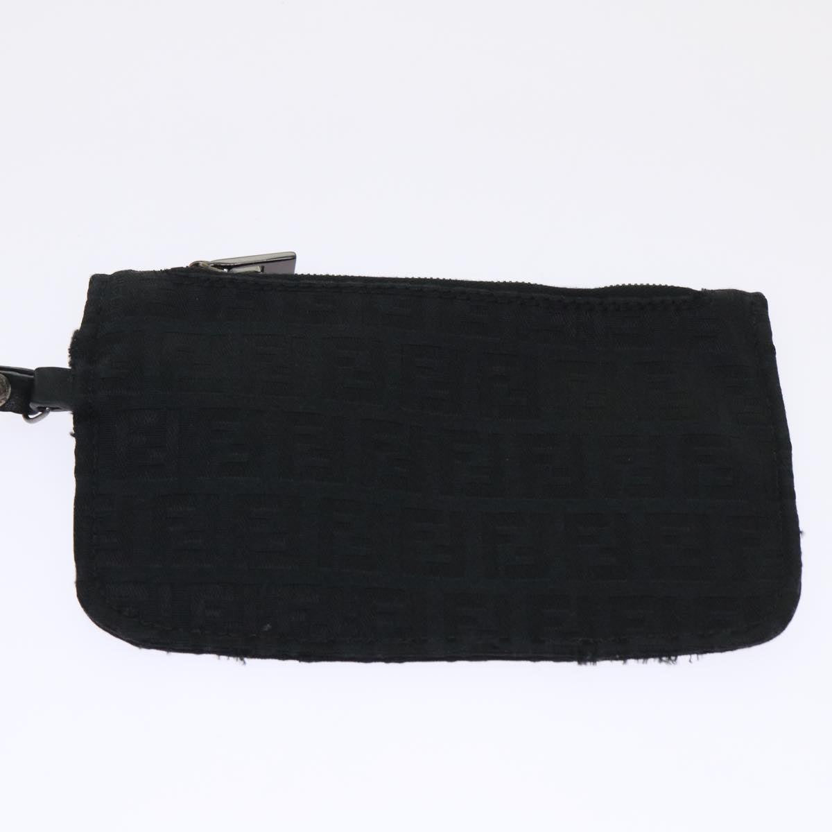 FENDI Zucchino Canvas Tote Bag Black ar9954