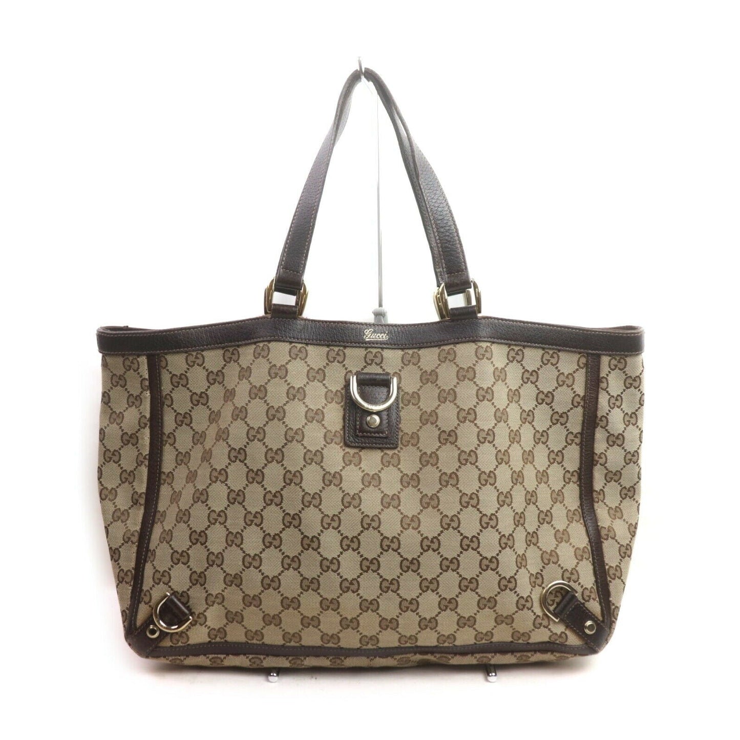 Gucci Abbey Canvas Tote Bag