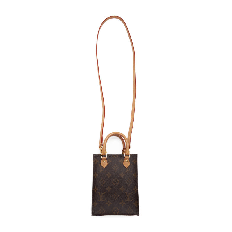 LOUIS VUITTON Monogram Pitt Sacks 2w Mini Handbag PVC Leather Monograms  Leather Handbag  Handbag Ladies Handbags Hybrid