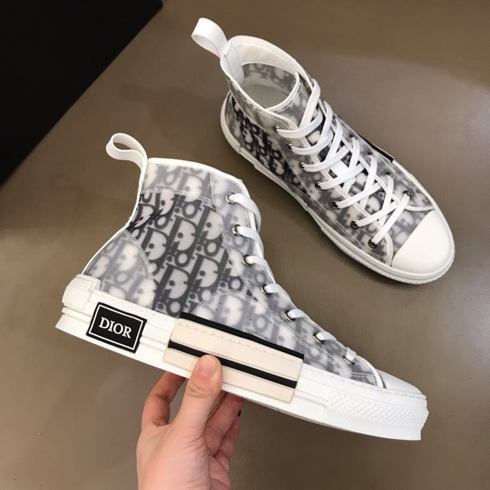 GLM - DIR B23 Black and White HIGH-TOP SNEAKER