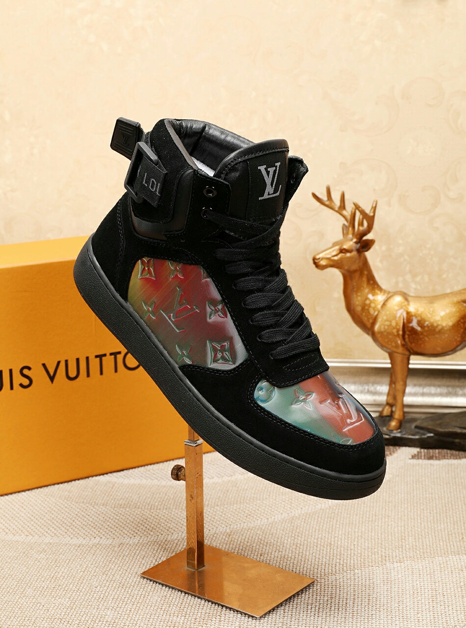 GLM - LUV High Top Black Sneaker