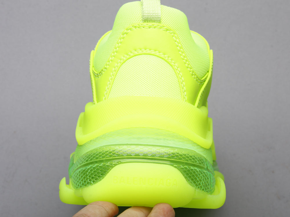 GLM - Bla Air Cushion  Fluorescent Green Sneaker