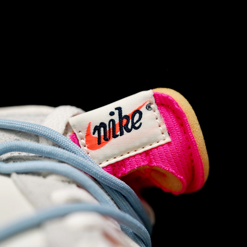GLM - OW x Dunk (NO.38) light blue shoelace pink buckle