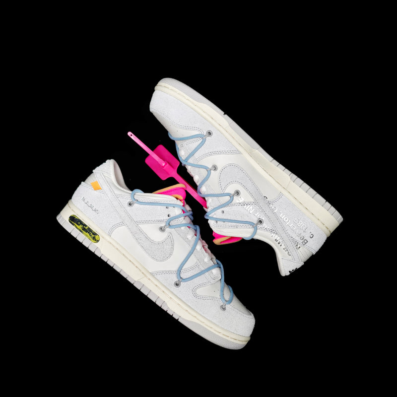GLM - OW x Dunk (NO.38) light blue shoelace pink buckle