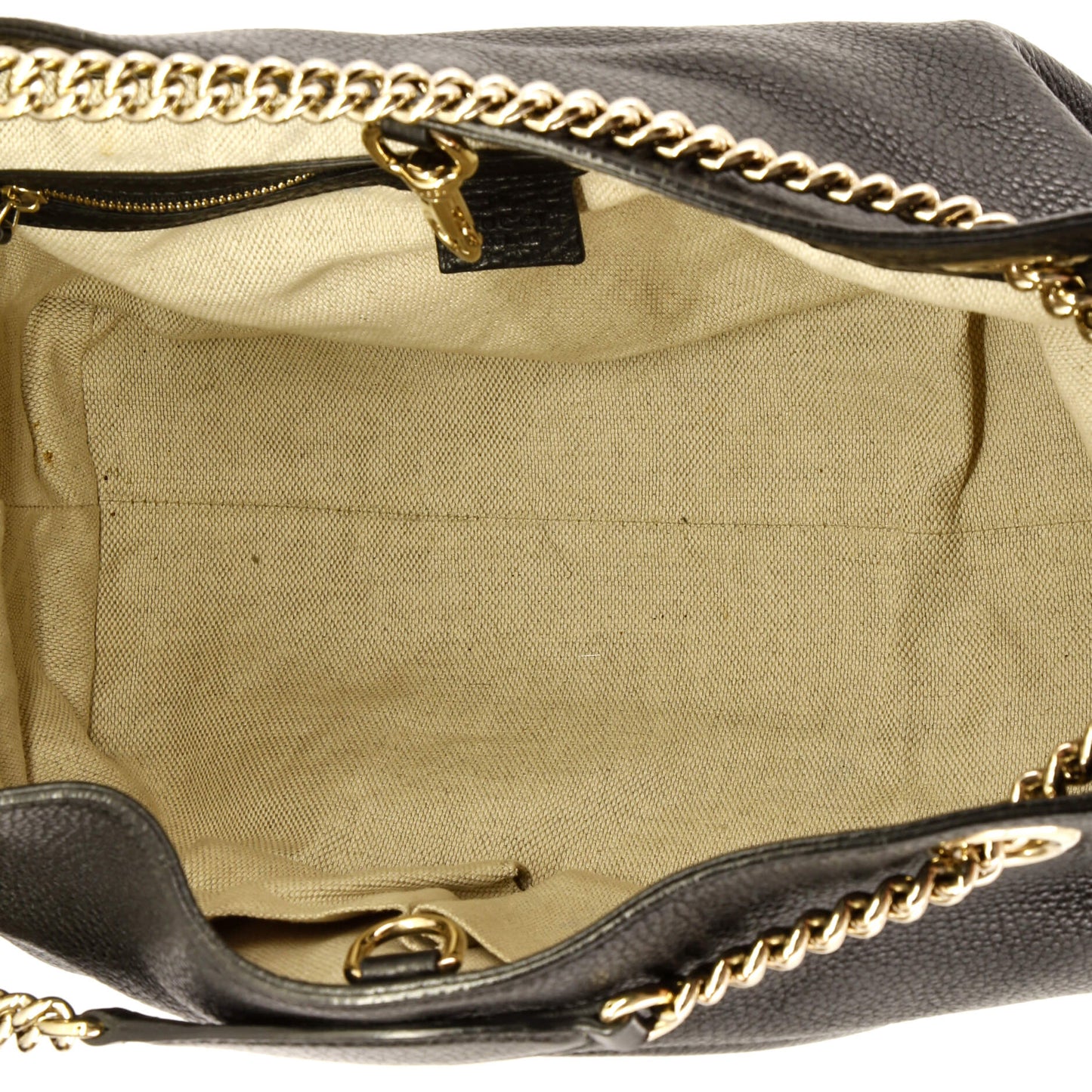 Soho Chain Strap Shoulder Bag Leather Medium