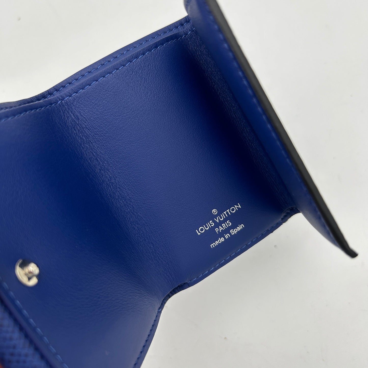 Louis Vuitton Blue Discovery Compact Wallet