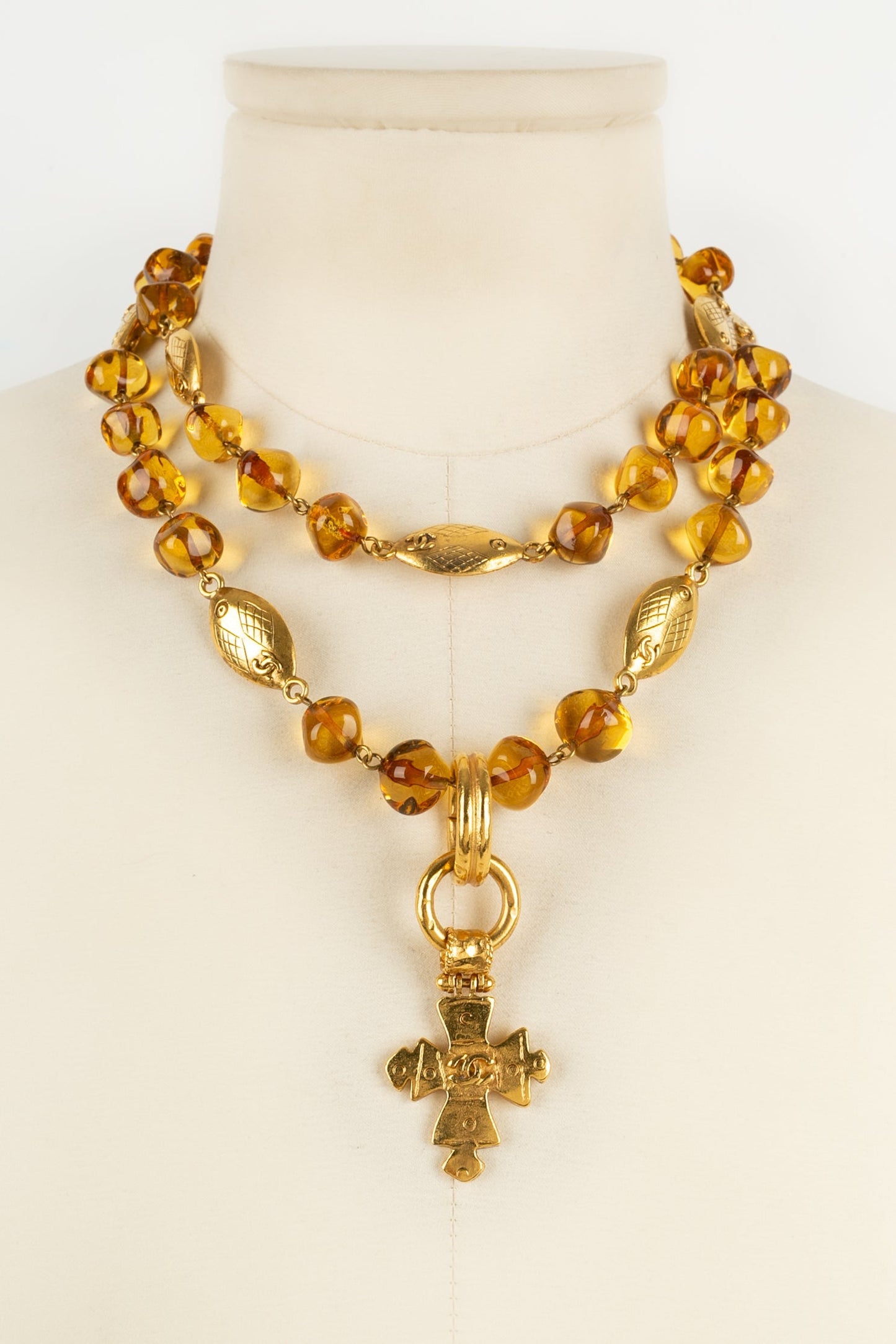 Collier "Poissons" Chanel