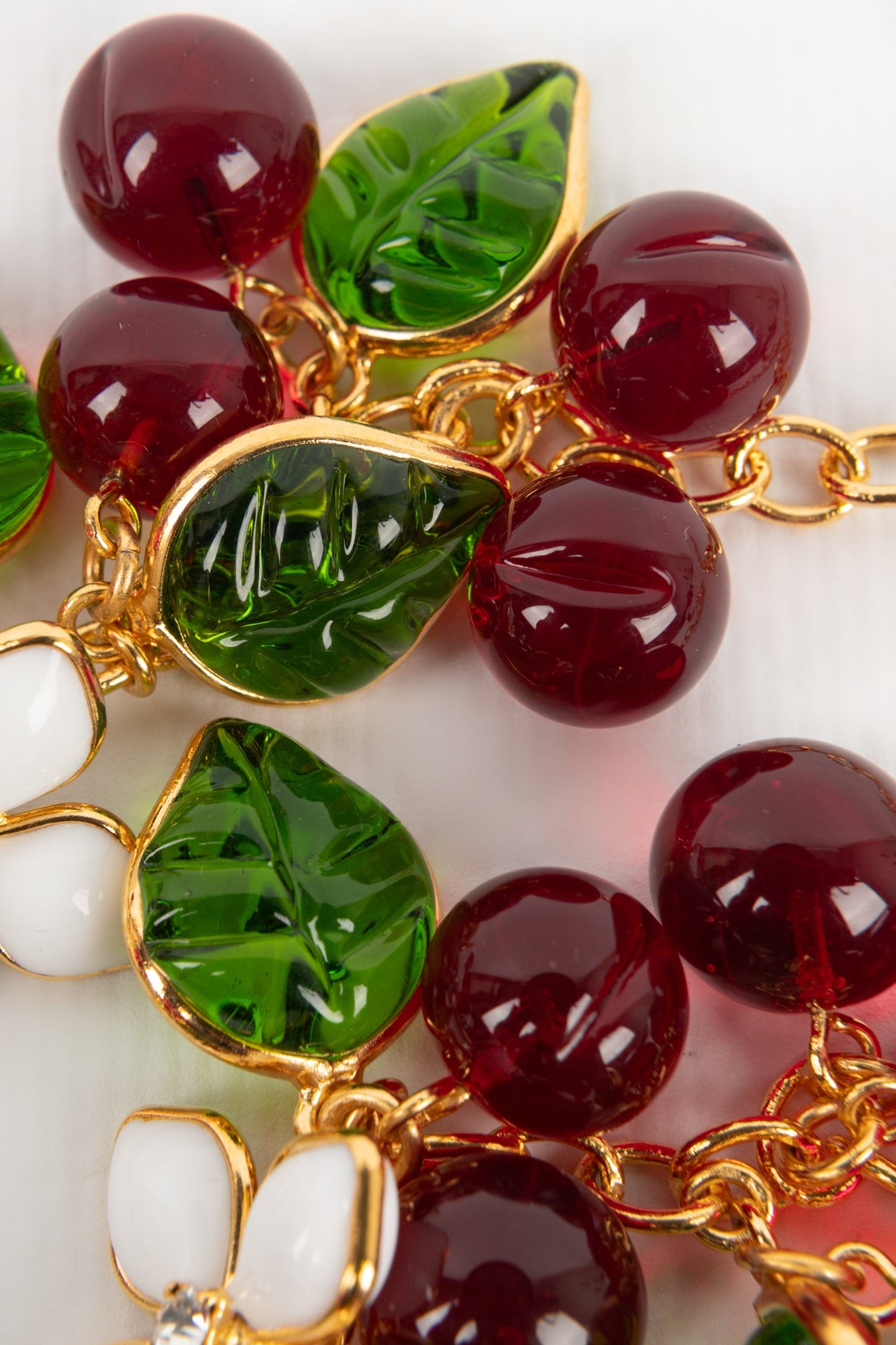 Collier en pÃƒÆ’Ã‚Â¢te de verre Augustine