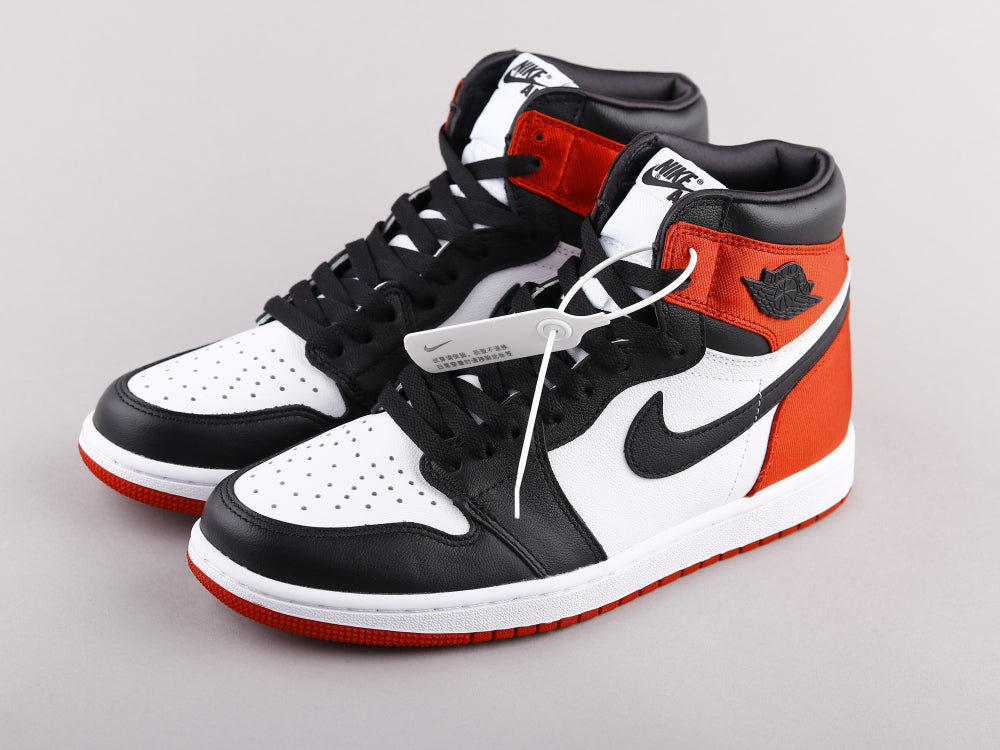 GLM - AJ1 red silk black toe