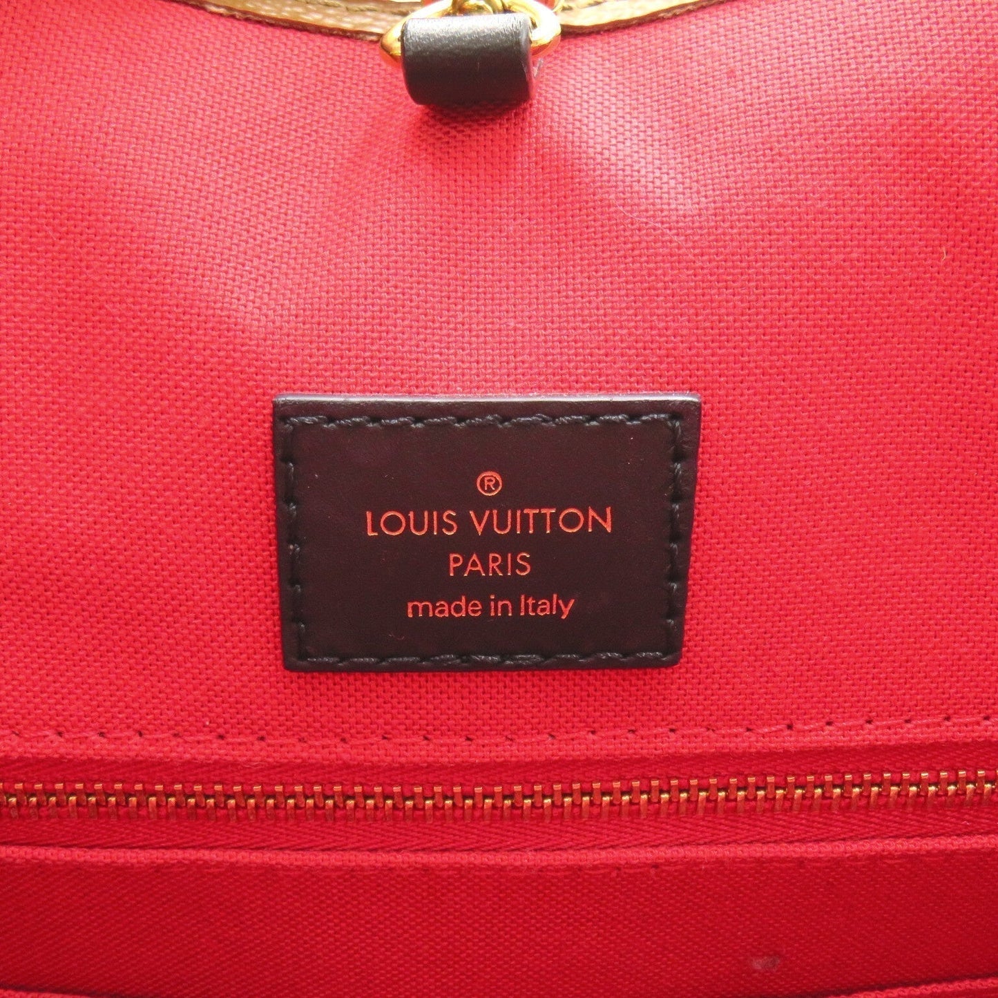 Louis Vuitton On The Go MM Tote Bag Tortoise Bag PVC ted Canvas Monogram Giant Reversee  Brown  M45321