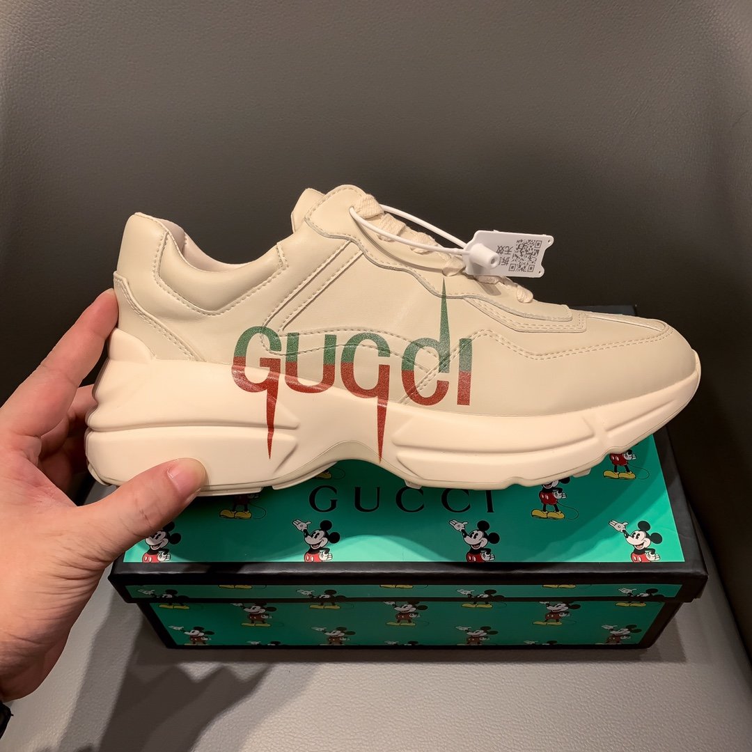 GLM-GCI  RHYTON SNEAKER WITH LOGO 130