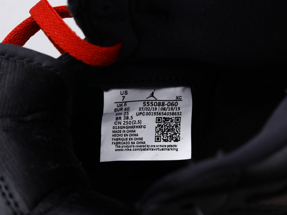 GLM - AJ1 black and red silk