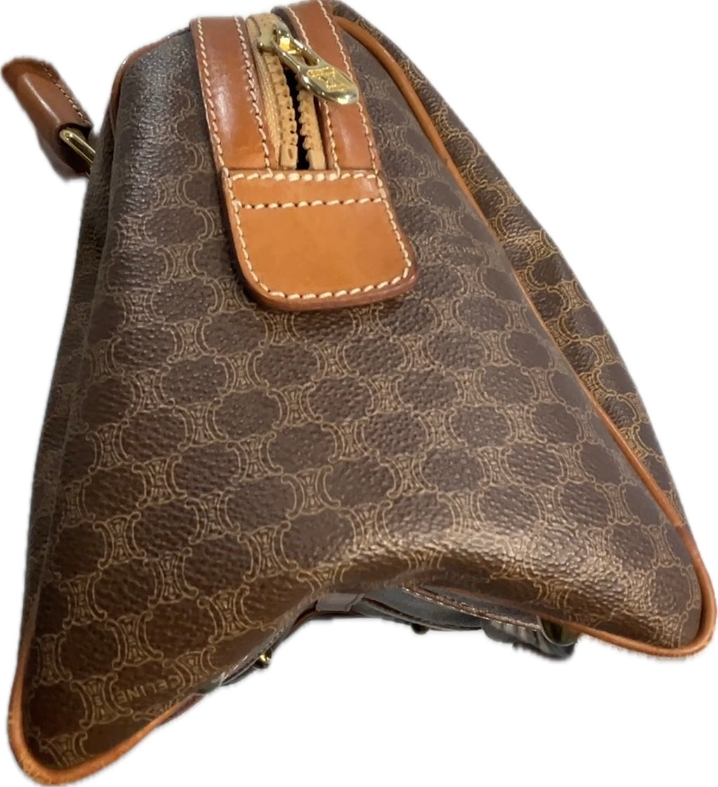 CÃƒÆ’Ã‚Â©line Macadam Brown Canvas Travel Bag ce5522cc