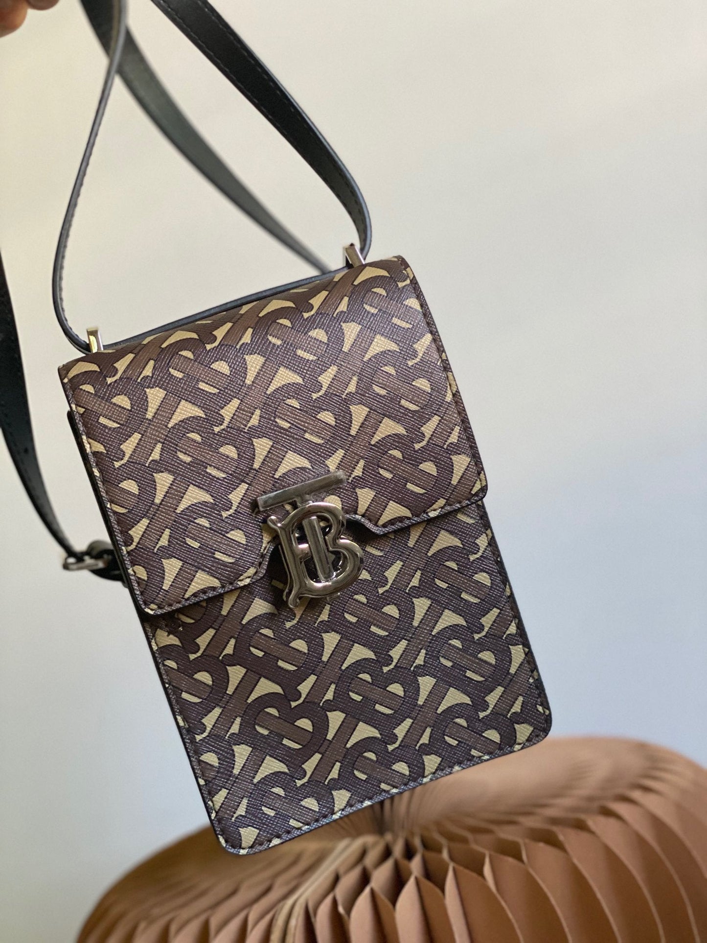 GLAMI Monogram Print Robin Bag For Women, WomenÃ¢â‚¬â„¢s Bags 7.5in/19cm