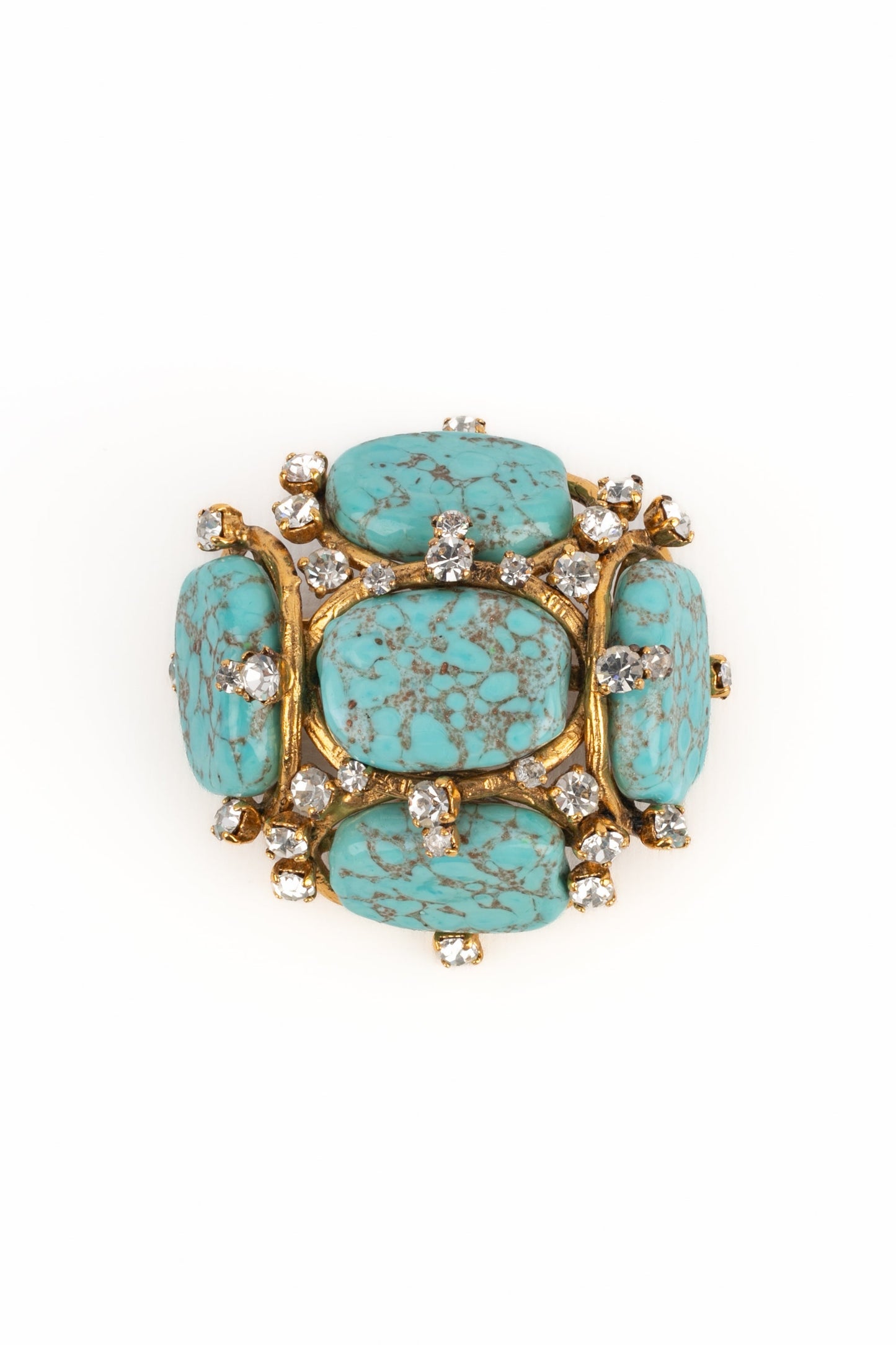 Broche turquoise Chanel 1994