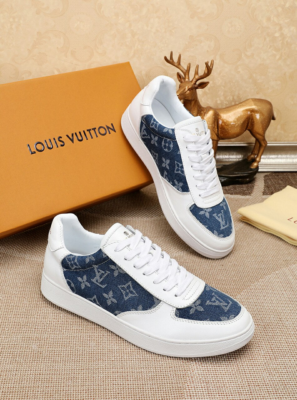 GLM - LUV GLMnogram Denim Blue Sneaker
