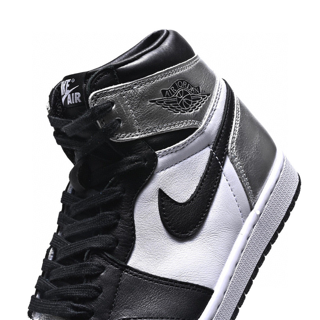 GLM - AJ1 High Black Silver