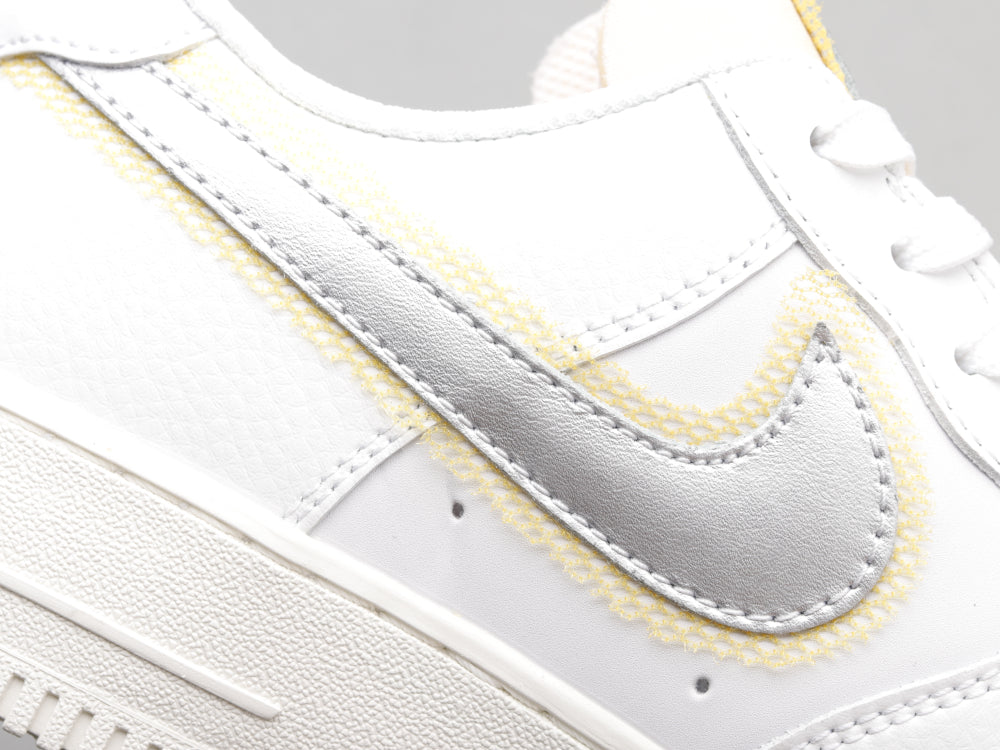 GLM - AF1 Silver Yellow Low Top