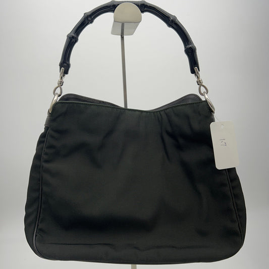 Gucci Nylon Handbag Black gu8810sw