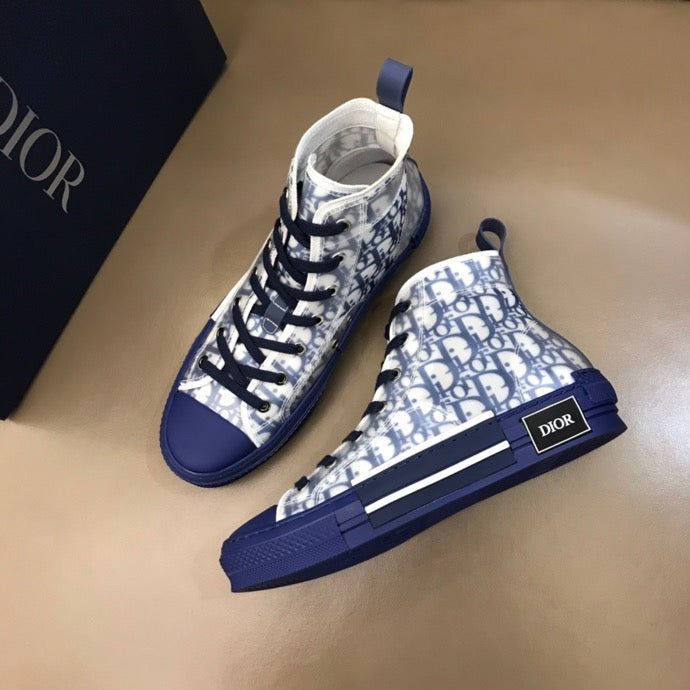 GLM - DIR B23 Blue HIGH-TOP SNEAKER