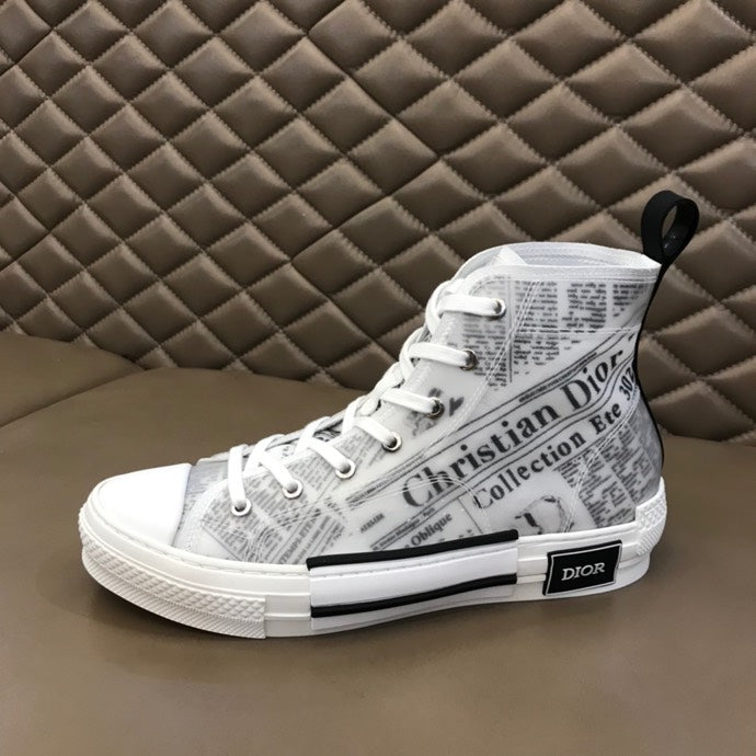 GLM - DIR B23 Newspaper HIGH-TOP SNEAKER