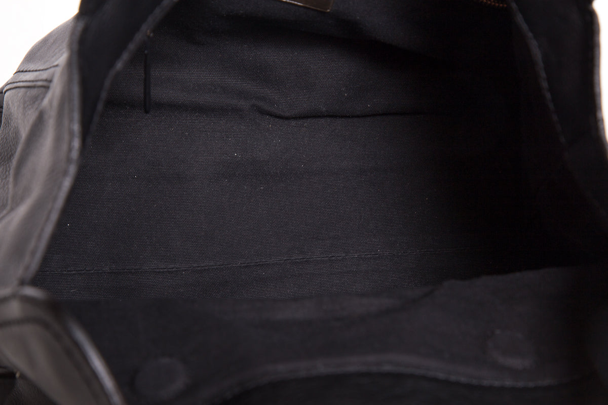 Givenchy Black Leather Buckle Handbag