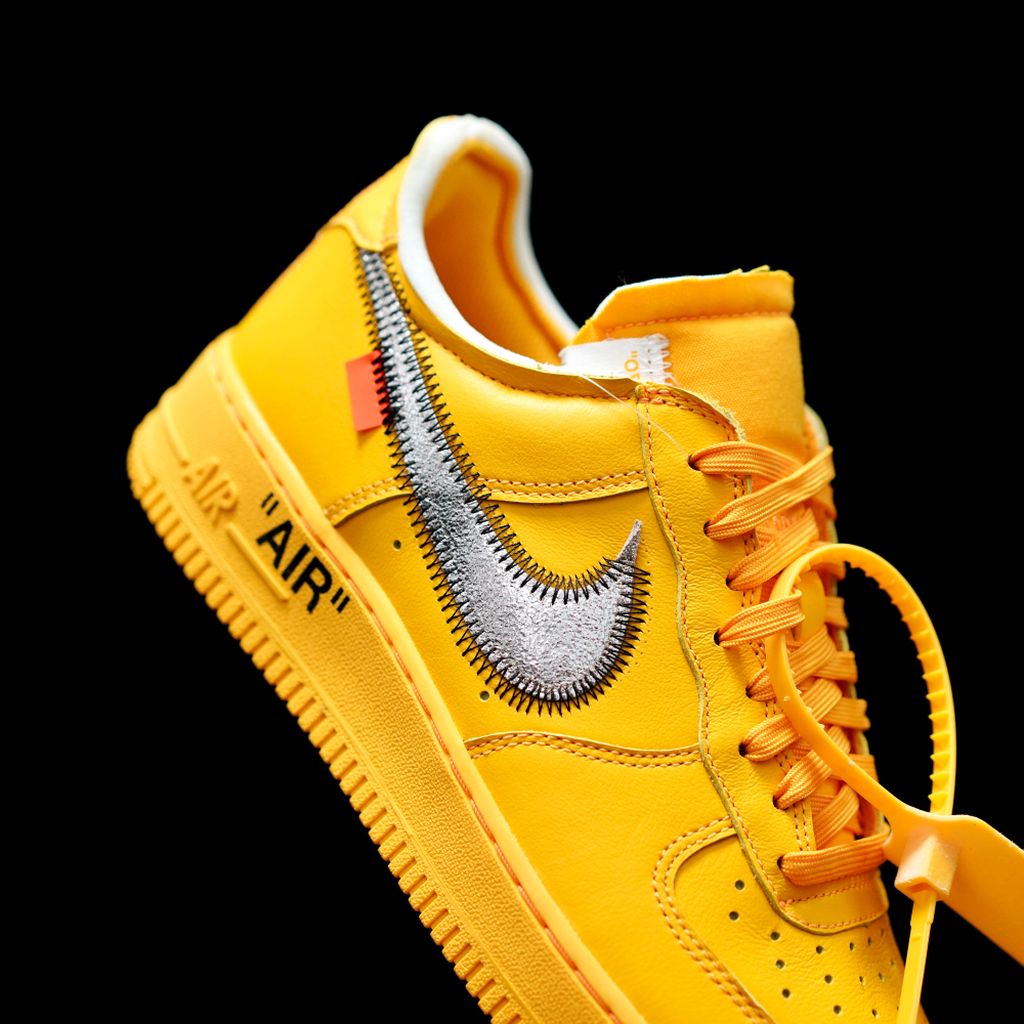 GLM - OW x AF1 Gold and Silver