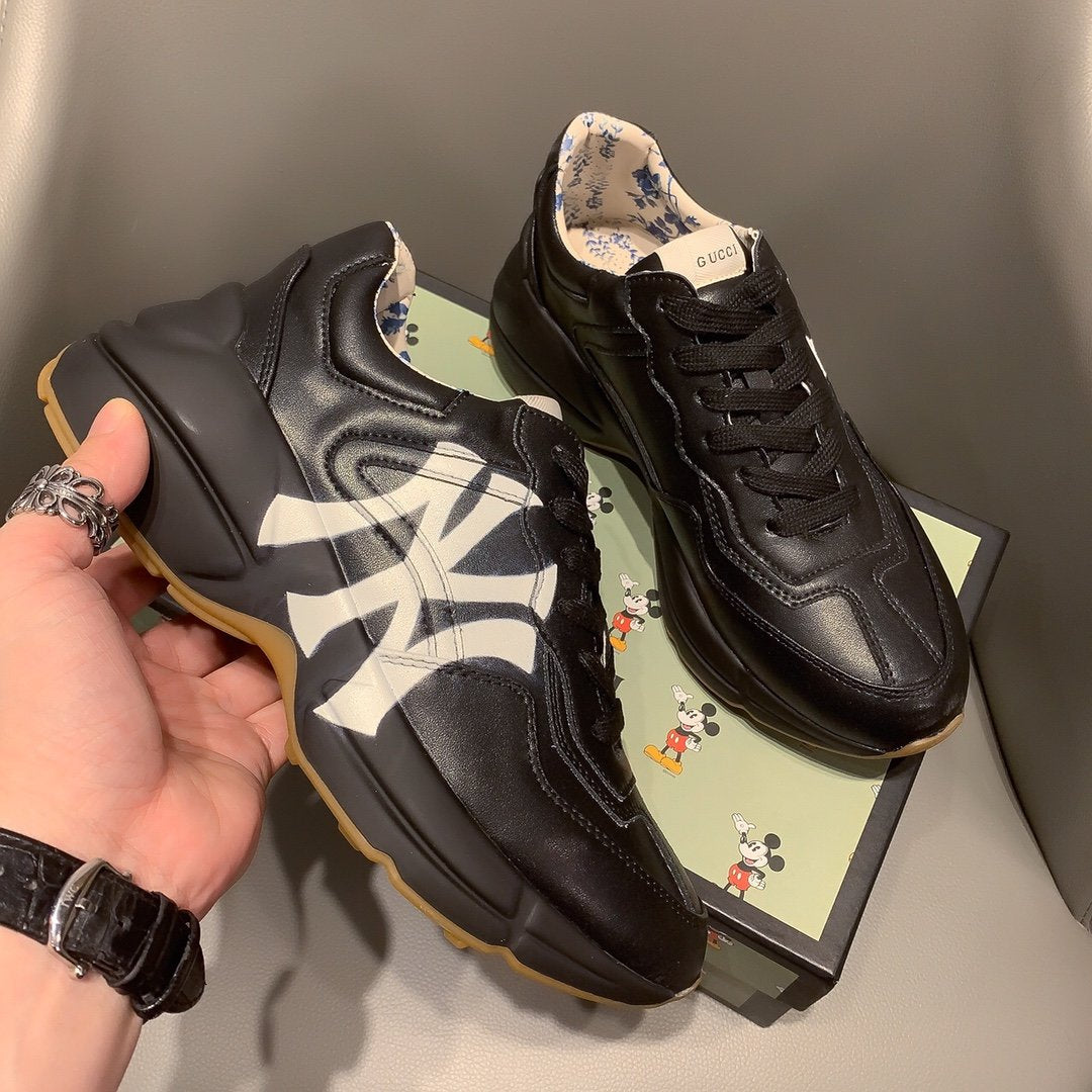 GLM-GCI  RHYTON VINTAGE TRAINER NY BLACK SNEAKER 139