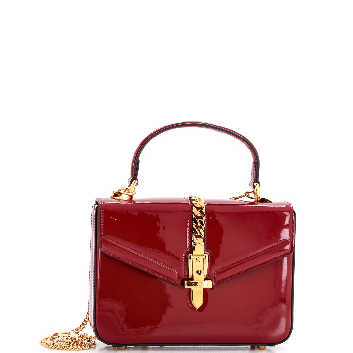 Sylvie 1969 Top Handle Bag Patent Mini