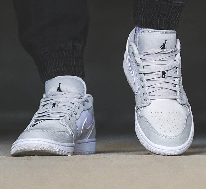 GLM - AJ1 low grey and white caGLMuflage
