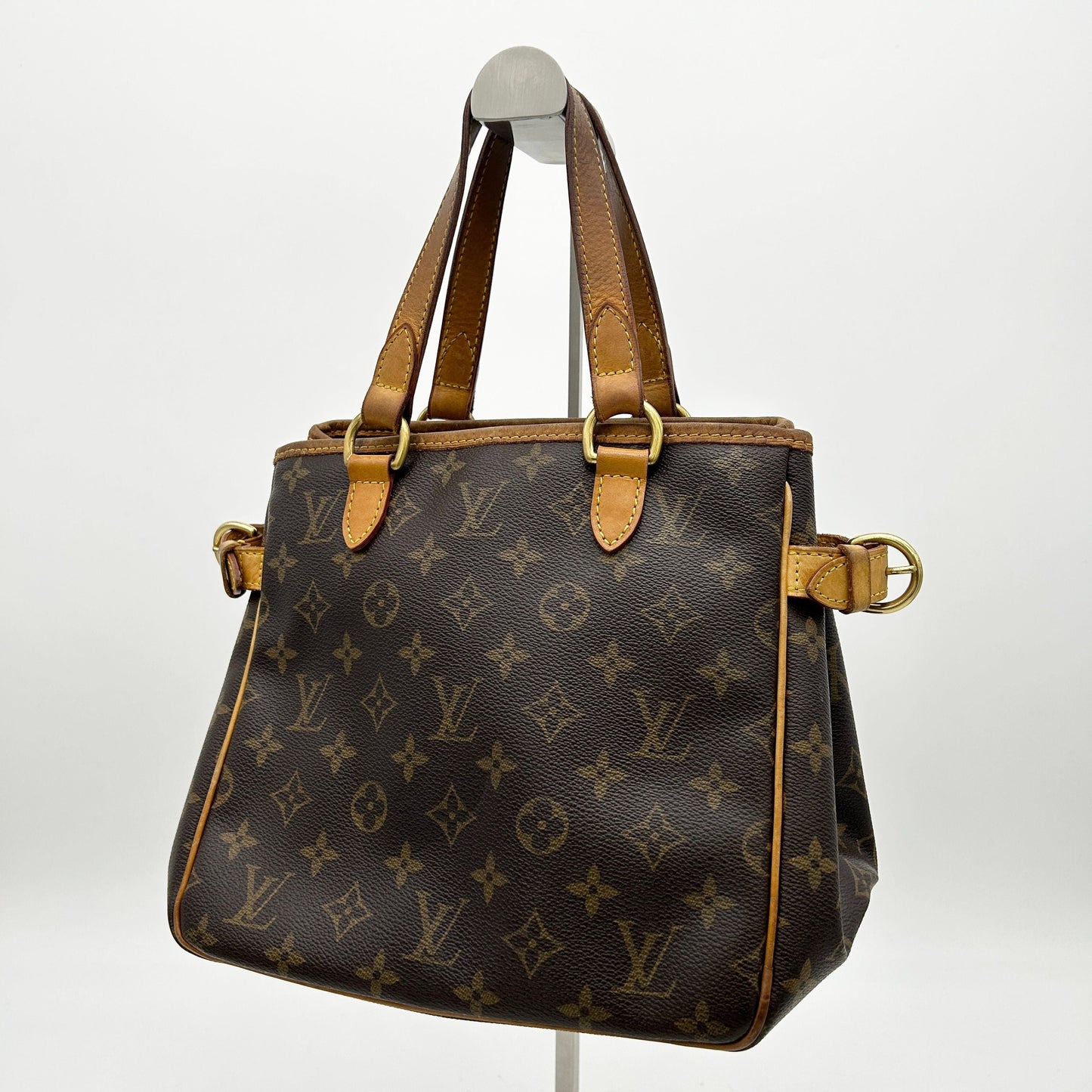 Louis Vuitton Batignolles Handbag Monogram Brown LA15368
