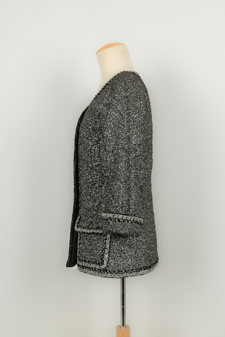 Veste argentÃ©e Chanel