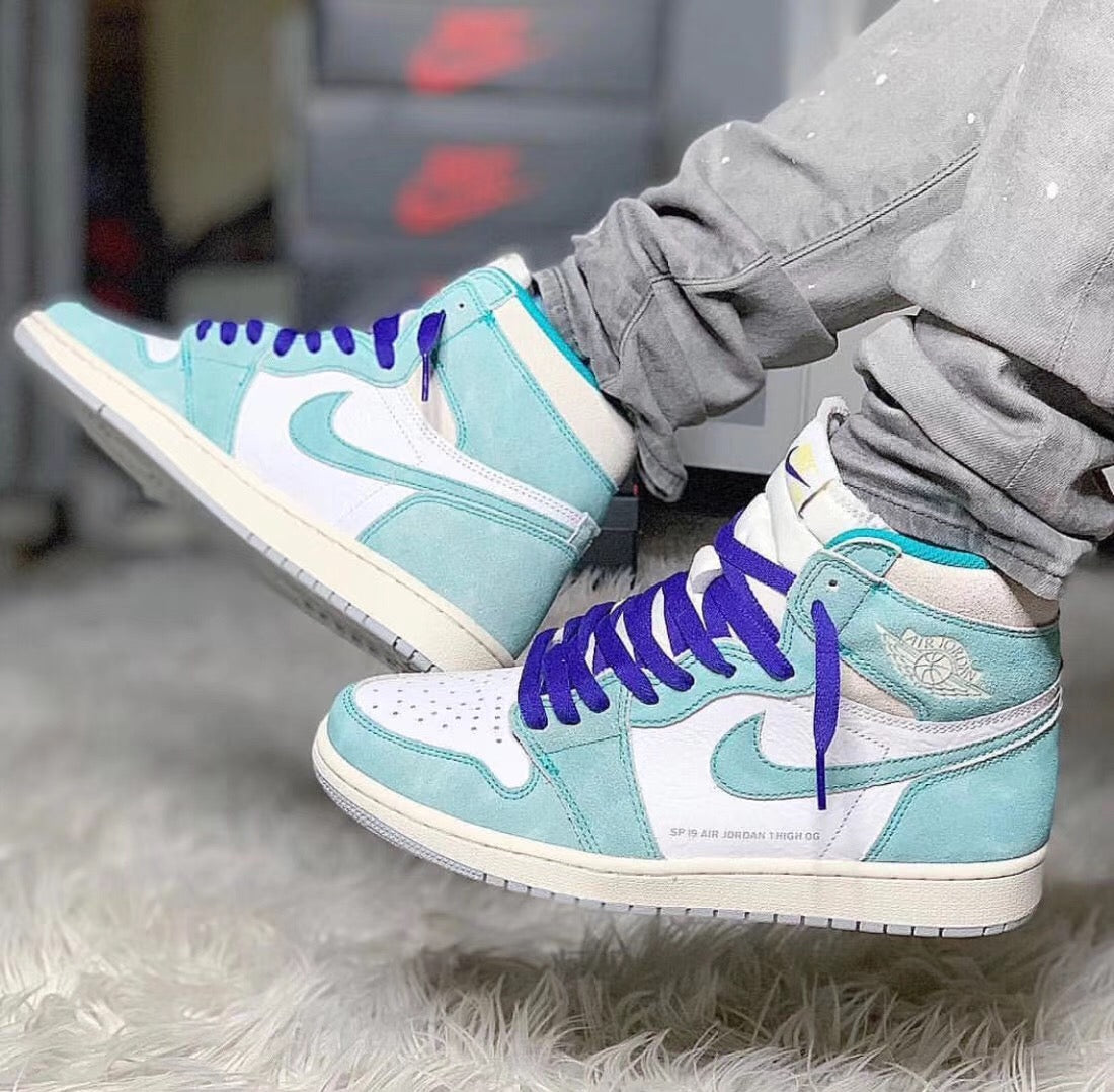 GLM - AJ1 Green Suede Tiffany