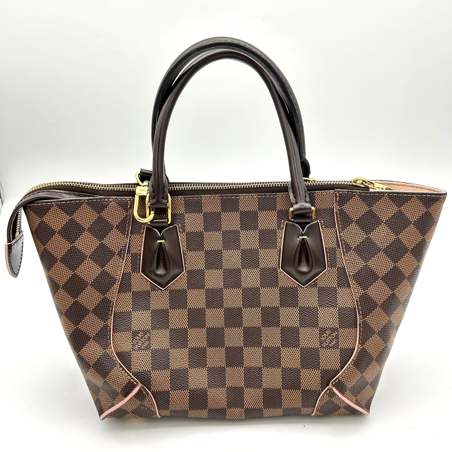 Louis Vuitton Damier Ebene Caissa Tote PM Rose Ballerine LA30608